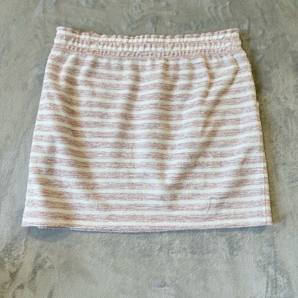 LOFT Smocked Mini Pencil Beach Vacation Stretch Skirt Sz XL - Picture 2 of 6